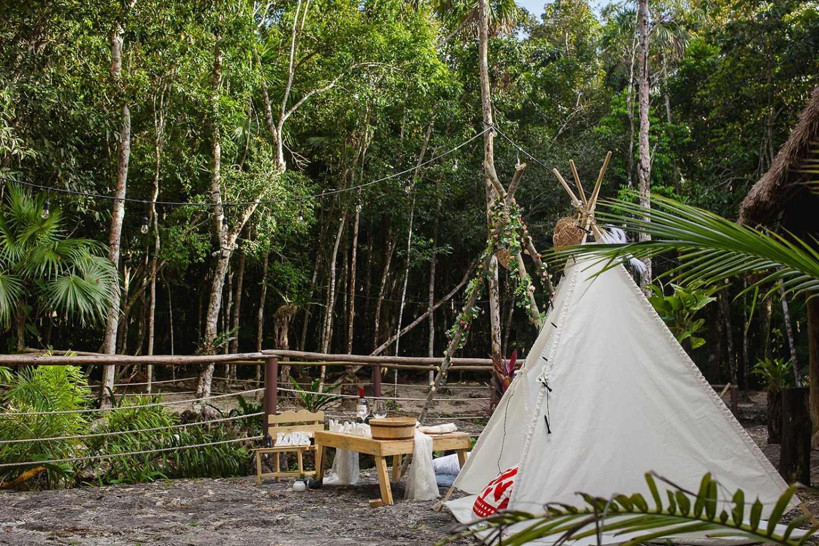 Cheel Lodge & Camping Пуерто-Морелос Екстер'єр фото