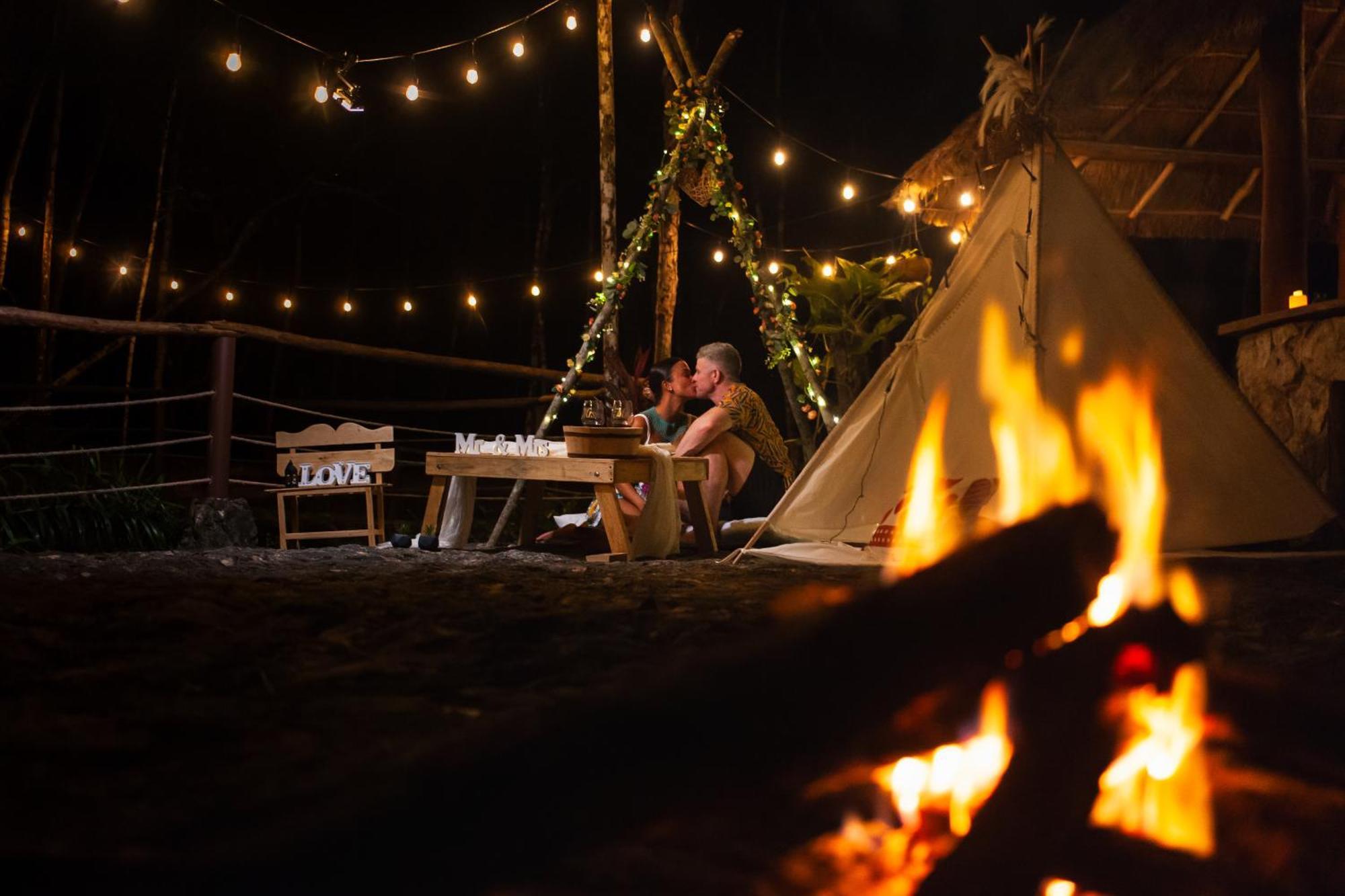 Cheel Lodge & Camping Пуерто-Морелос Екстер'єр фото